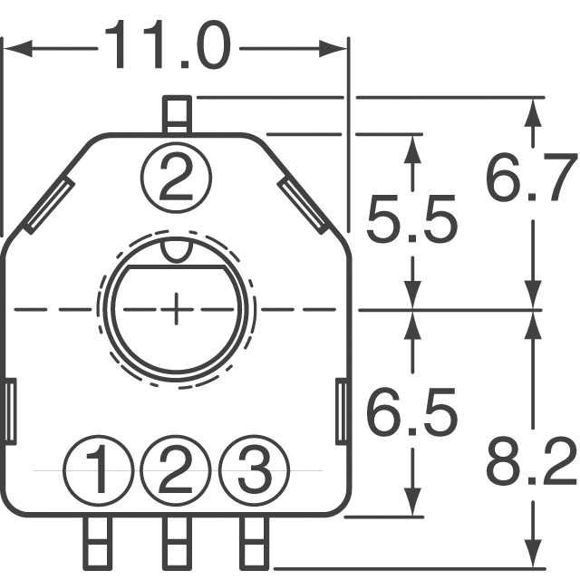 3382G-1-103G Bourns Inc.  Positionssensoren - Winkel-Linearpositionsmessung